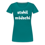 Stabil Mädschi Frauen Premium T-Shirt - Divablau