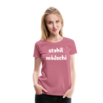 Stabil Mädschi Frauen Premium T-Shirt - Malve