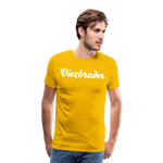 Viezbruder Männer Premium T-Shirt - Sonnengelb