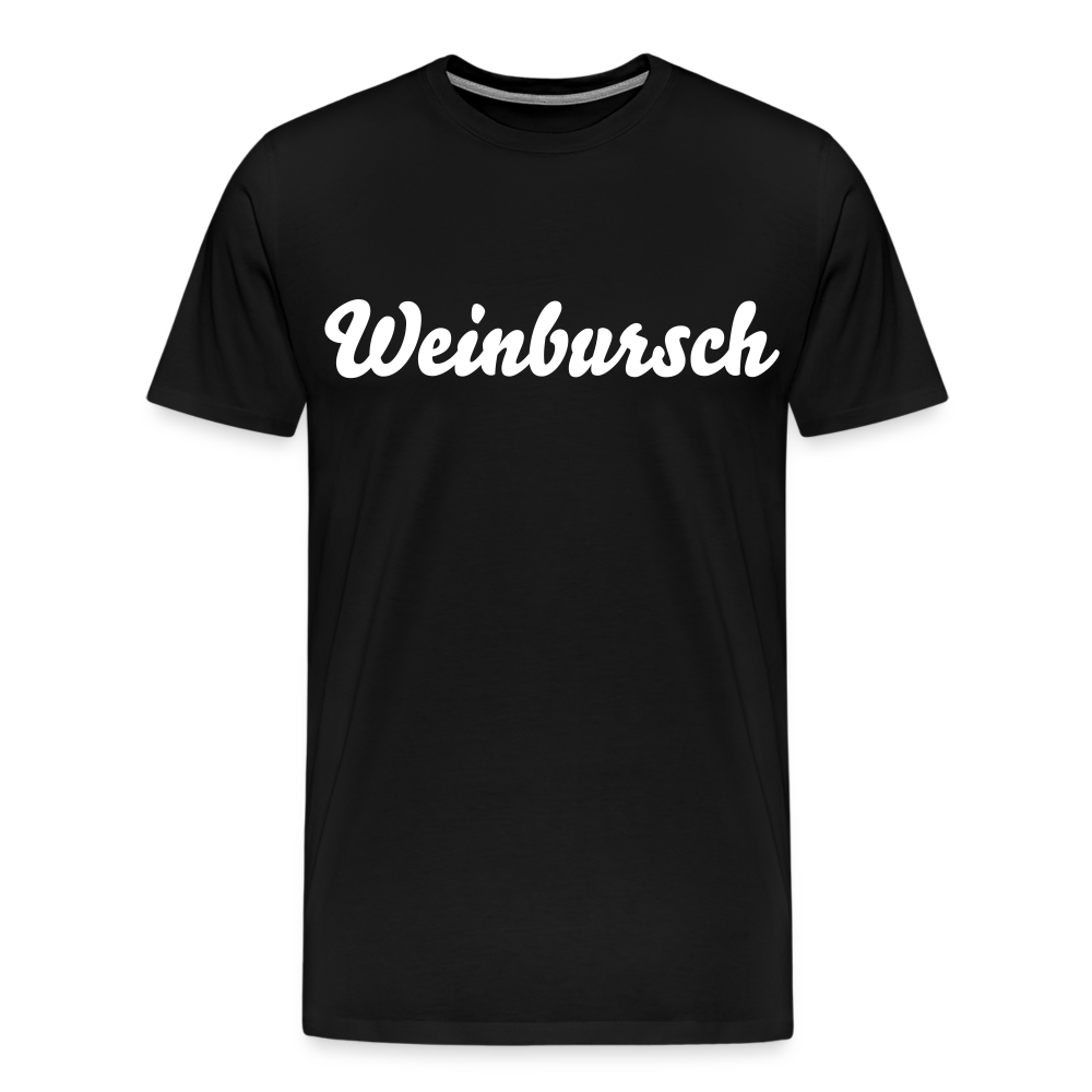 Weinbursch Männer Premium T-Shirt - Schwarz