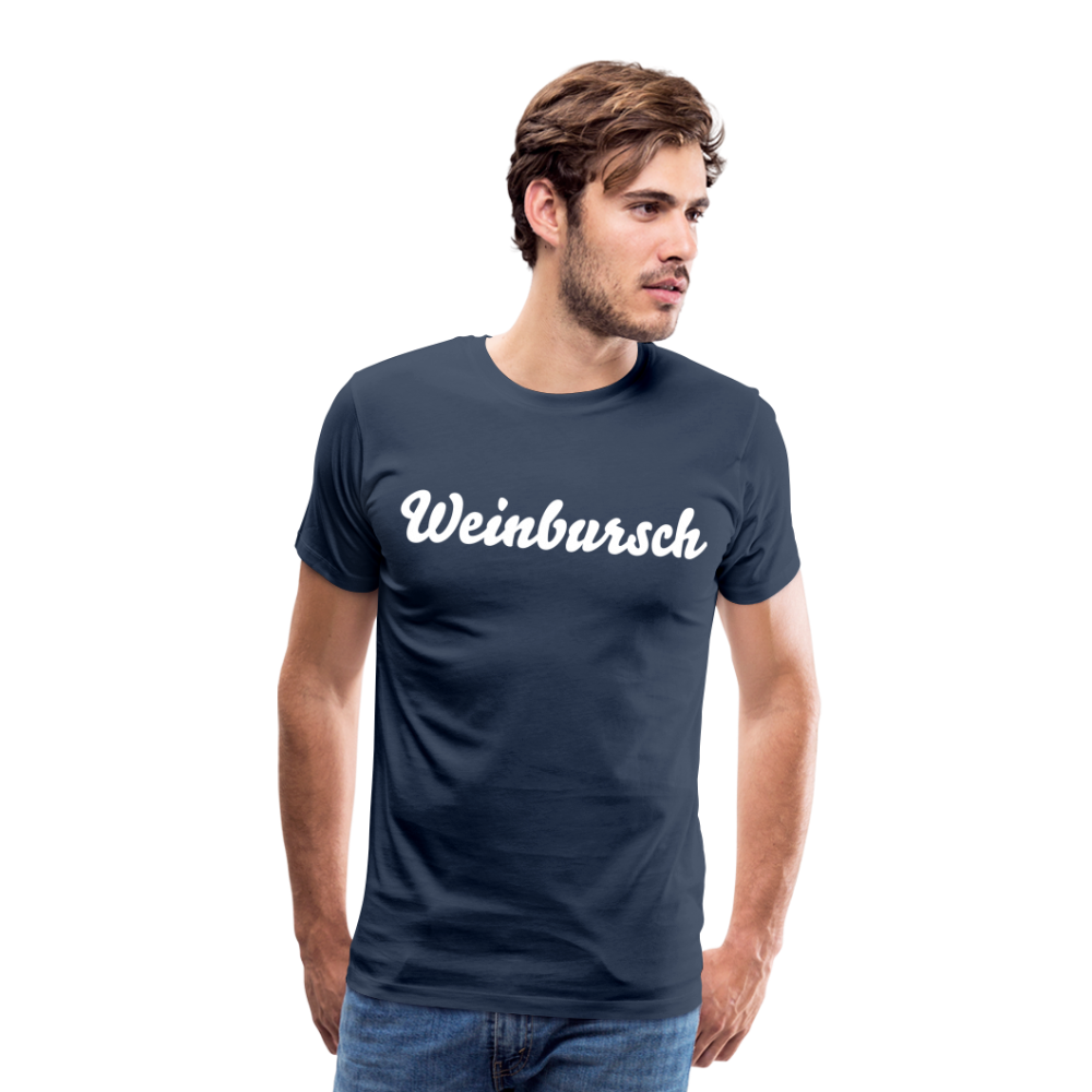 Weinbursch Männer Premium T-Shirt - Navy