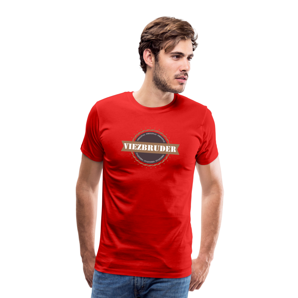 Viezbruder Männer Premium T-Shirt - Rot