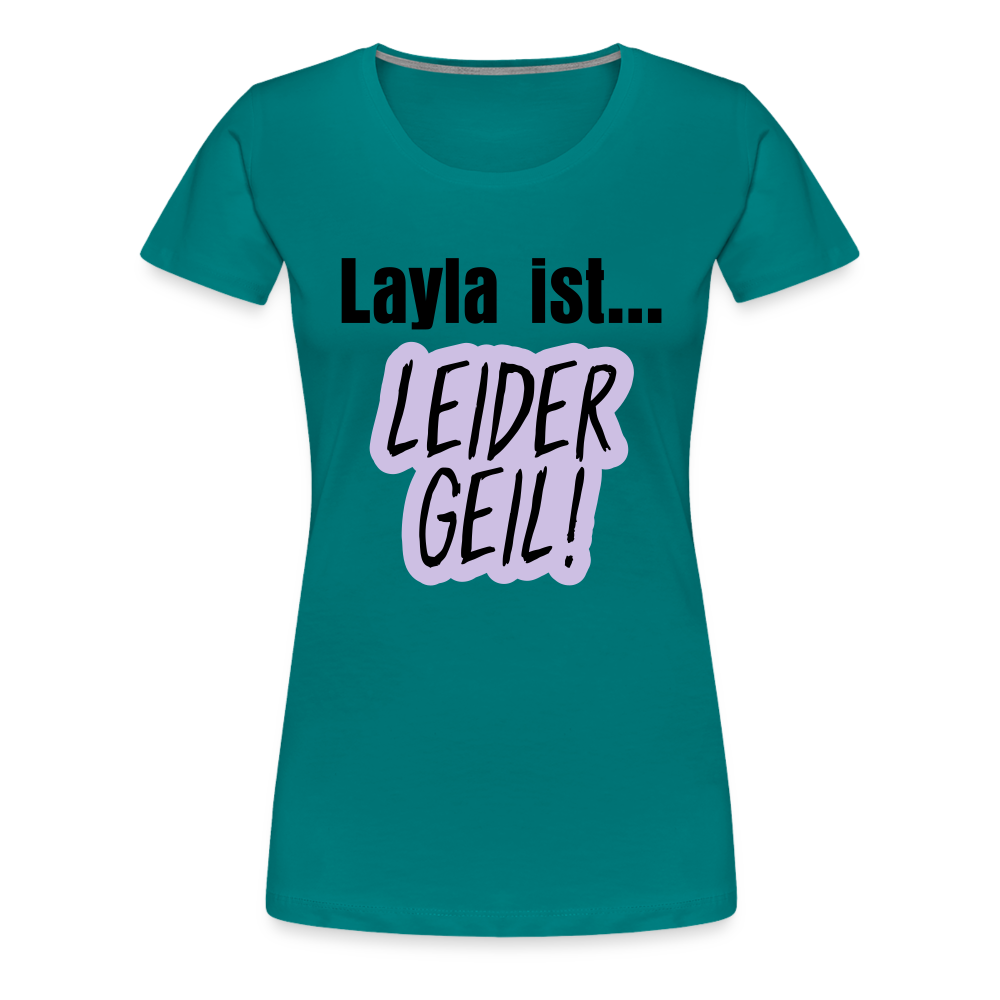 Layla Frauen Premium T-Shirt - Divablau