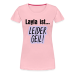 Layla Frauen Premium T-Shirt - Hellrosa