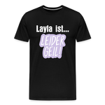 Layla Männer Premium T-Shirt - Schwarz