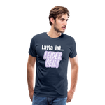 Layla Männer Premium T-Shirt - Navy