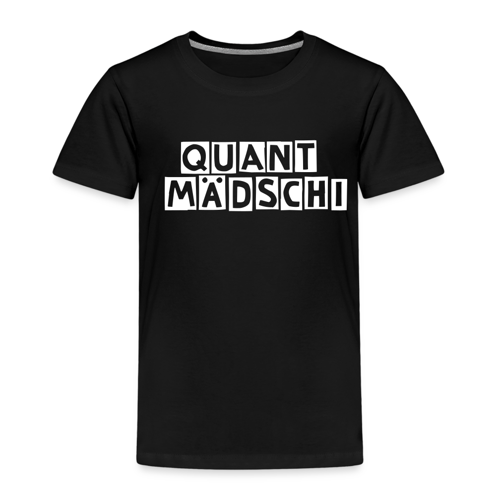 Quant Mädschi Kinder Premium T-Shirt - Schwarz
