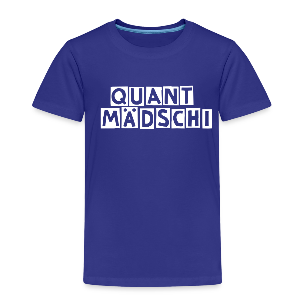 Quant Mädschi Kinder Premium T-Shirt - Königsblau