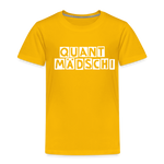 Quant Mädschi Kinder Premium T-Shirt - Sonnengelb