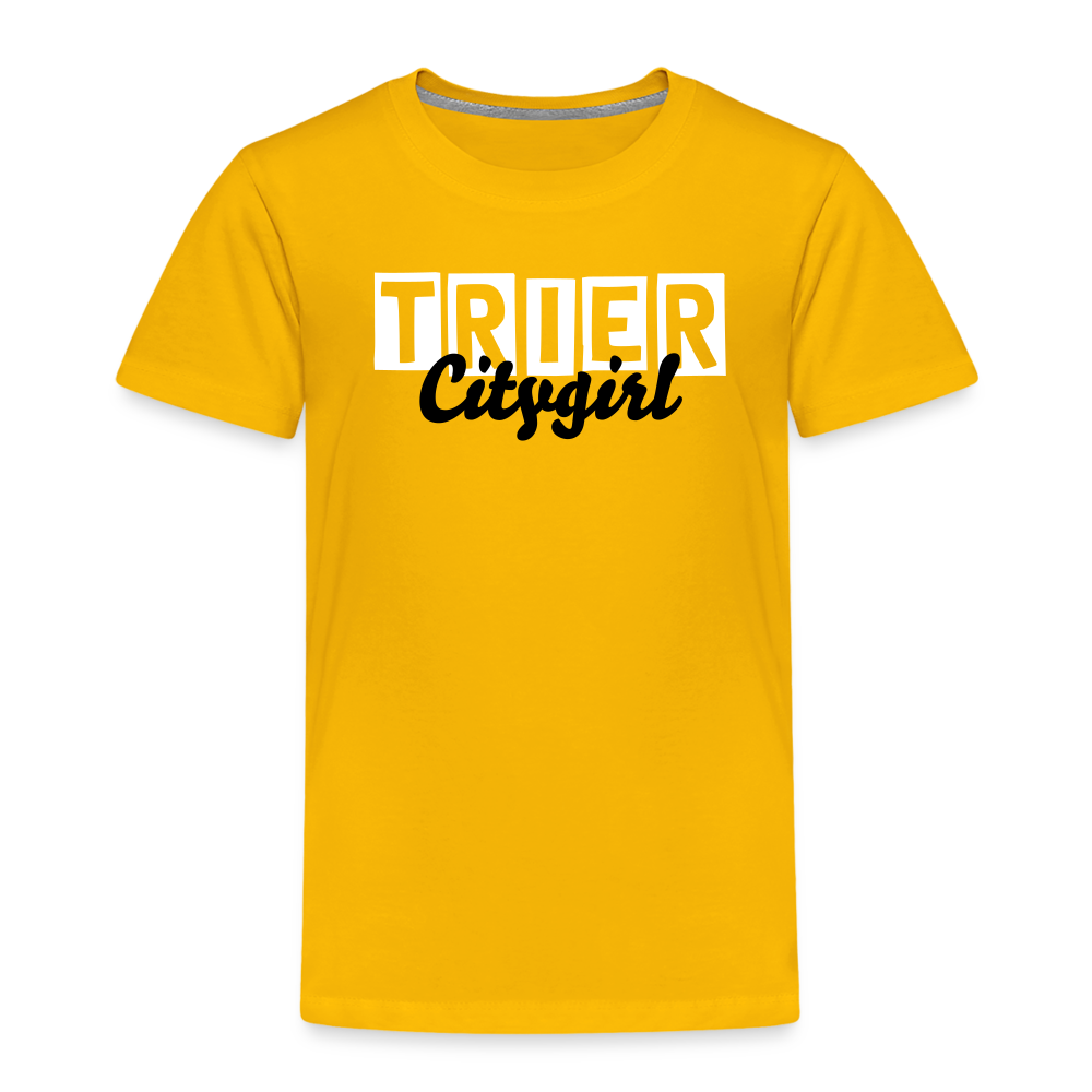 Citygirl Kinder Premium T-Shirt - Sonnengelb