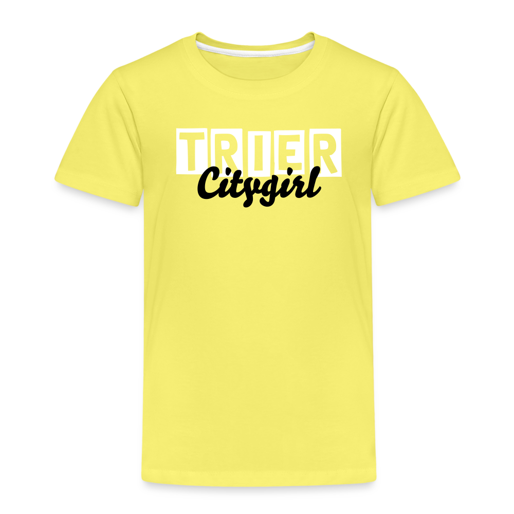 Citygirl Kinder Premium T-Shirt - Gelb