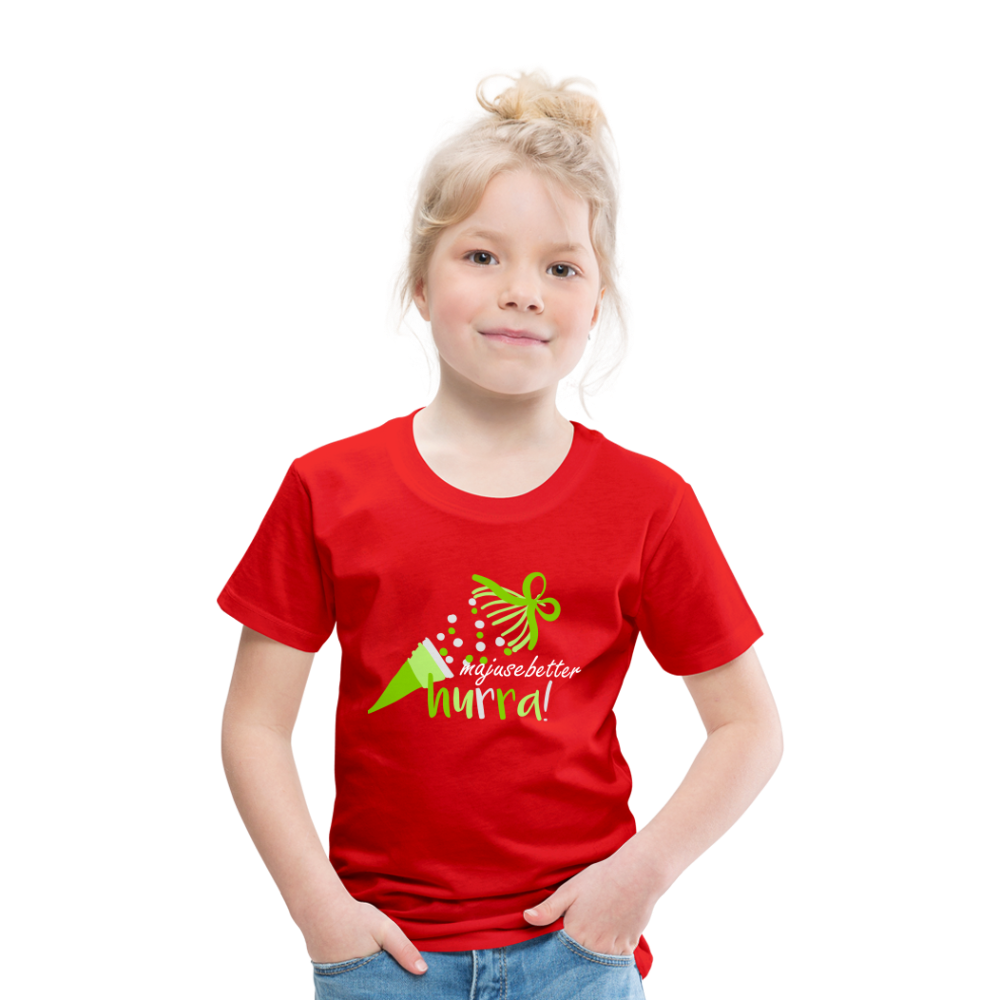 Schulkind Kinder Premium T-Shirt - Rot