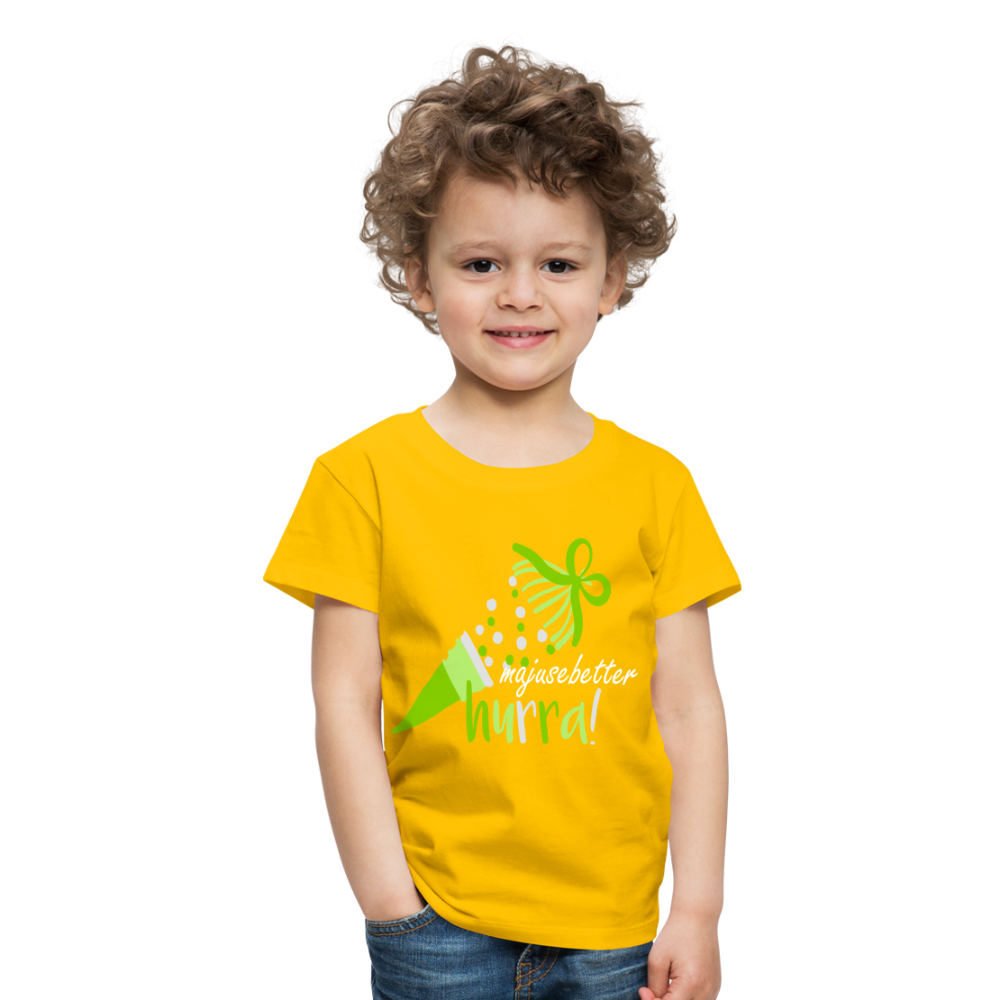 Schulkind Kinder Premium T-Shirt - Sonnengelb
