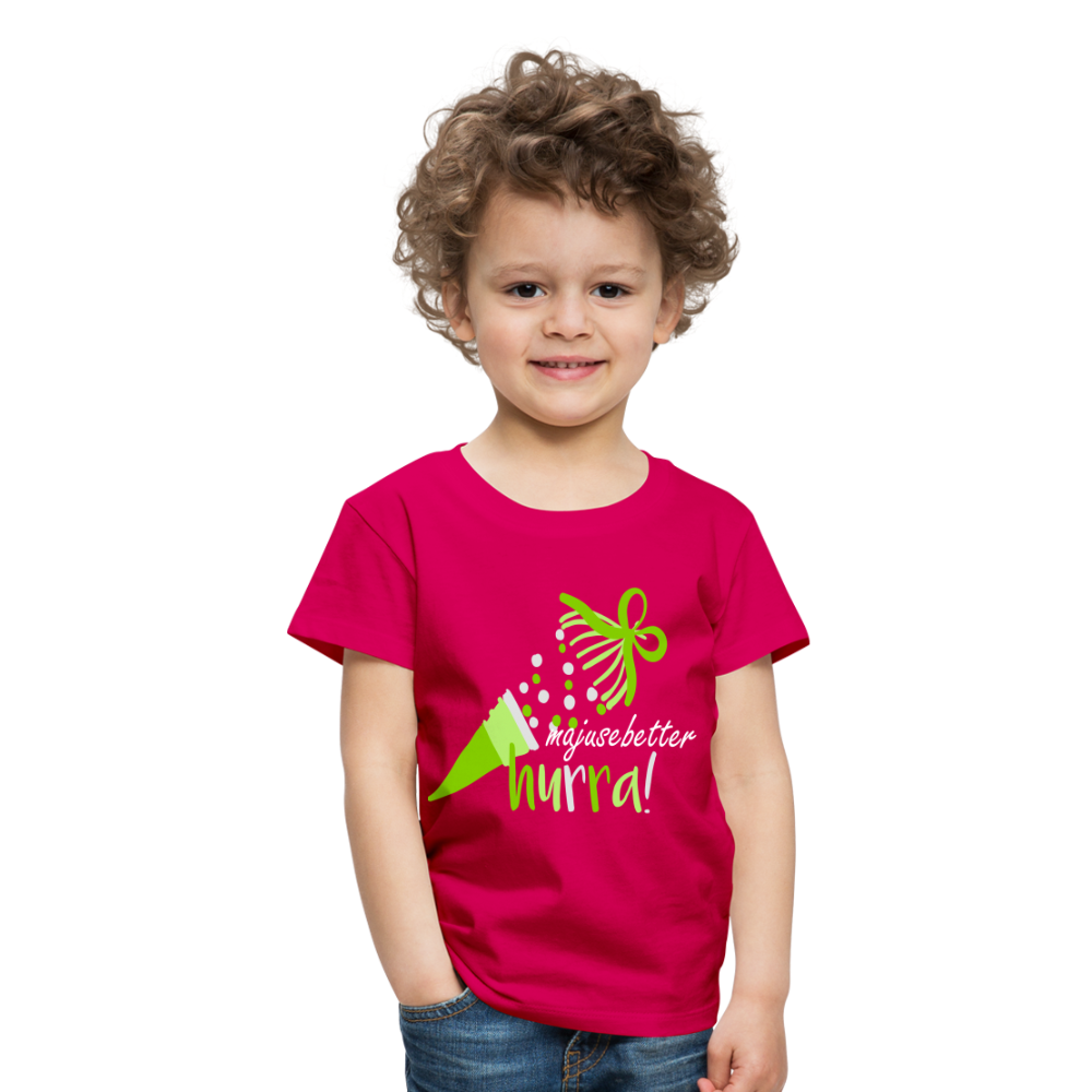 Schulkind Kinder Premium T-Shirt - dunkles Pink