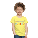 Schule Kinder Premium T-Shirt - Gelb