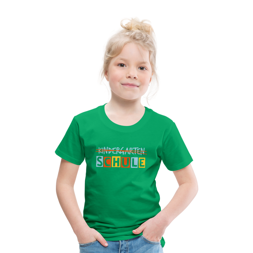 Schule Kinder Premium T-Shirt - Kelly Green