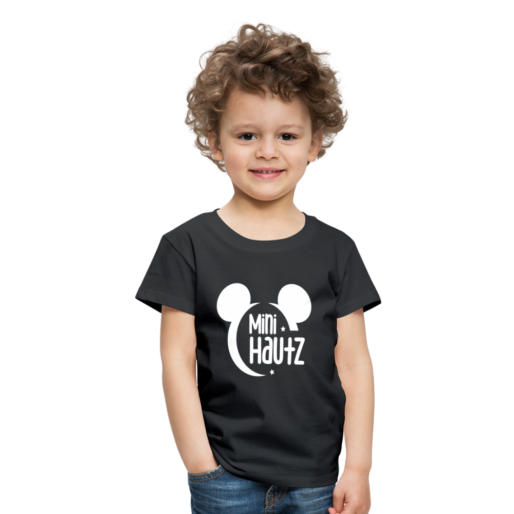 Mini Hautz Kinder Premium T-Shirt - Schwarz