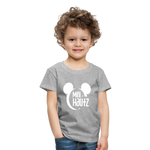 Mini Hautz Kinder Premium T-Shirt - Grau meliert