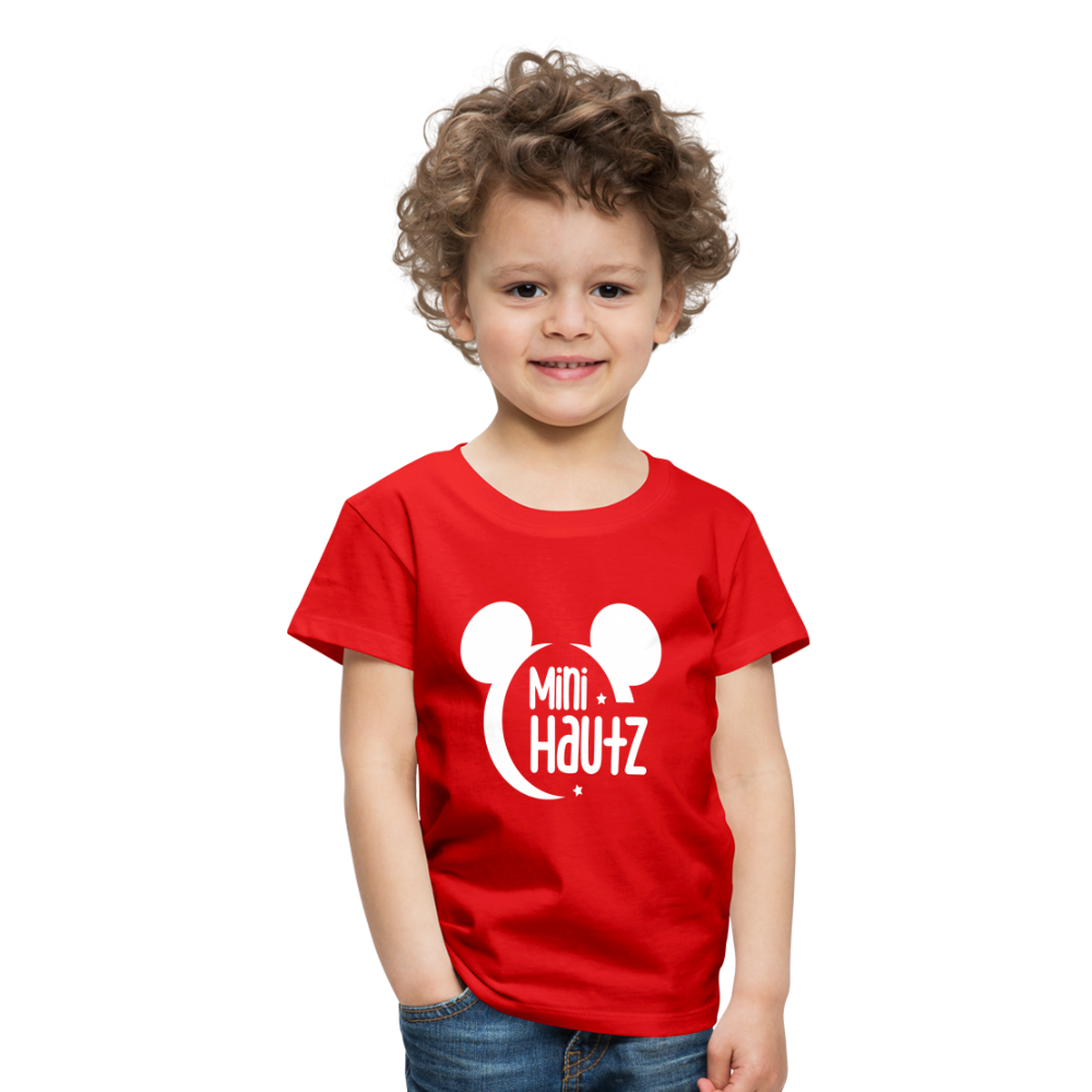 Mini Hautz Kinder Premium T-Shirt - Rot
