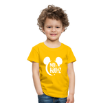 Mini Hautz Kinder Premium T-Shirt - Sonnengelb