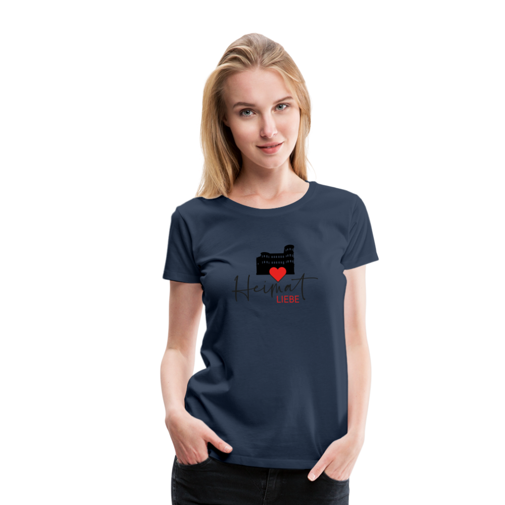 Heimatliebe Frauen Premium T-Shirt - Navy