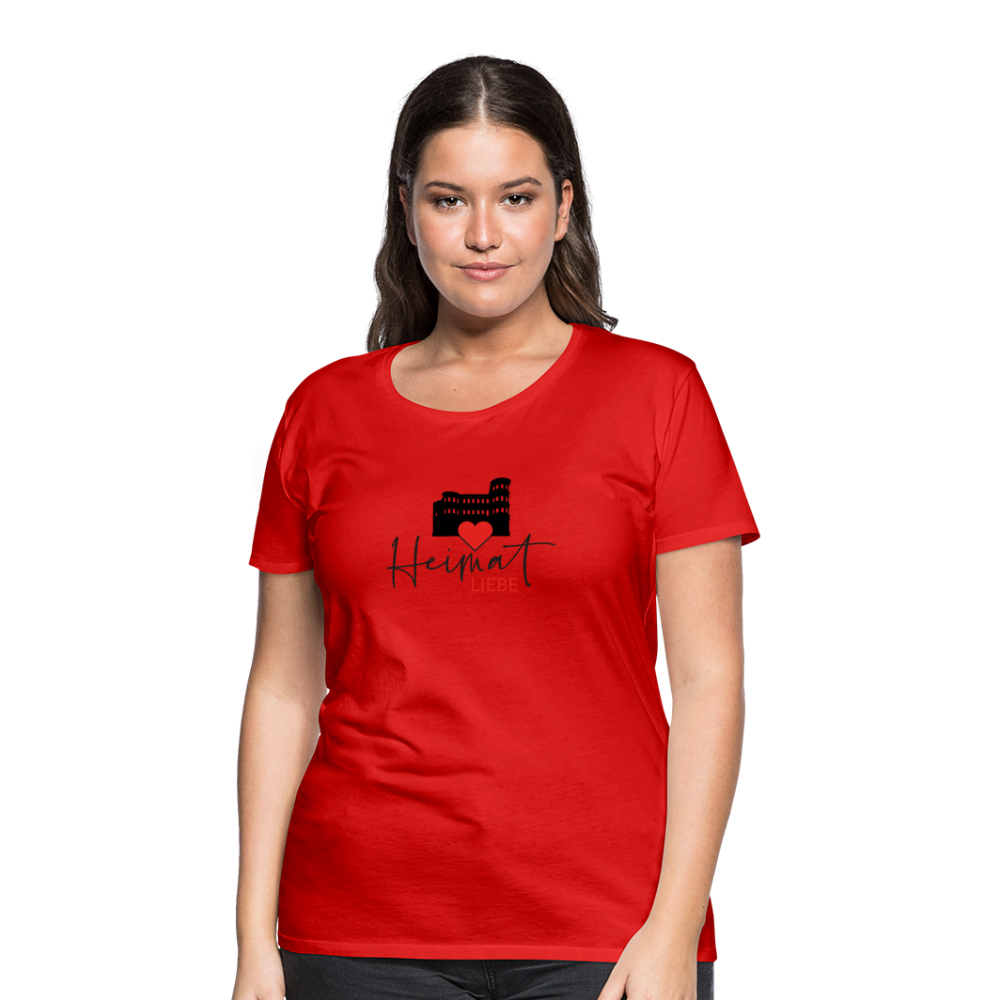 Heimatliebe Frauen Premium T-Shirt - Rot