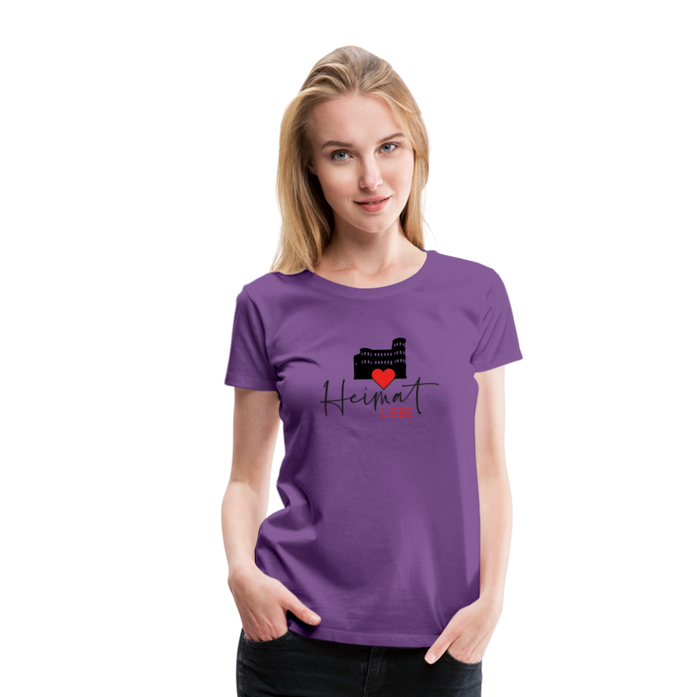 Heimatliebe Frauen Premium T-Shirt - Lila