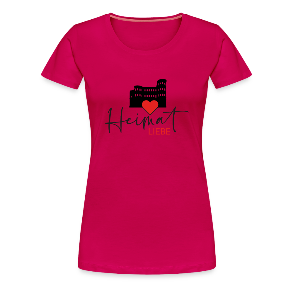 Heimatliebe Frauen Premium T-Shirt - dunkles Pink