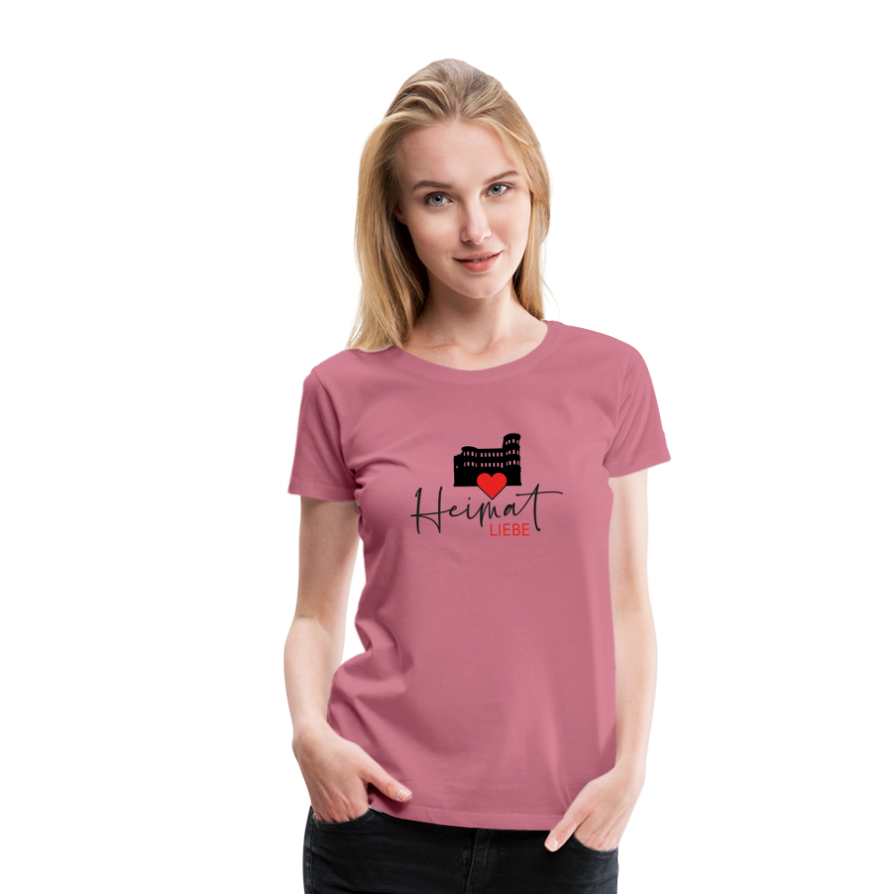 Heimatliebe Frauen Premium T-Shirt - Malve