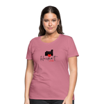 Heimatliebe Frauen Premium T-Shirt - Malve
