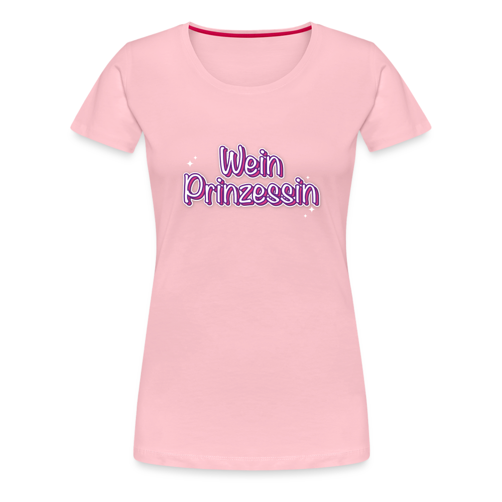 Weinprinzessin Frauen Premium T-Shirt - Hellrosa