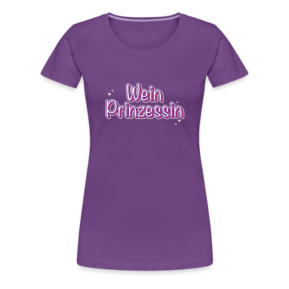 Weinprinzessin Frauen Premium T-Shirt - Lila