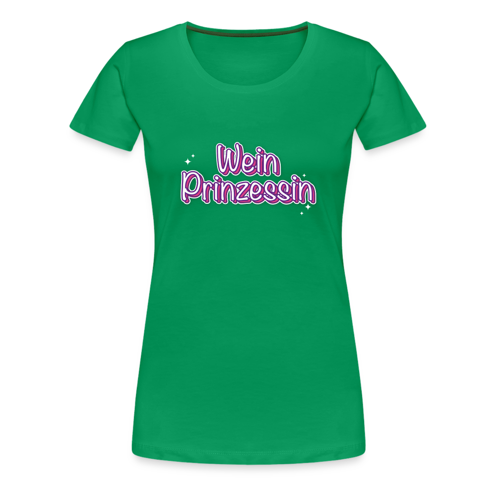 Weinprinzessin Frauen Premium T-Shirt - Kelly Green