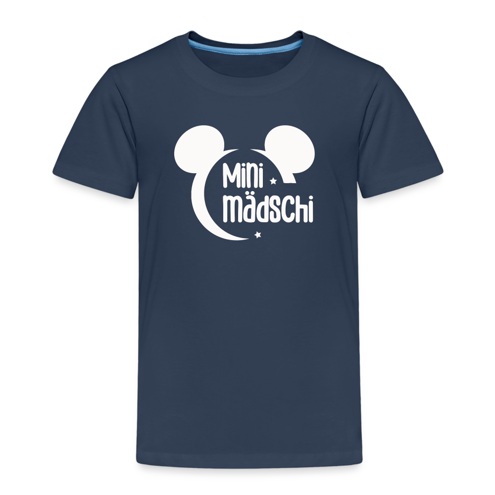 Mini Mädschi Kinder Premium T-Shirt - Navy