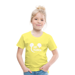 Mini Mädschi Kinder Premium T-Shirt - Gelb