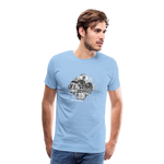 Area 54 Männer Premium T-Shirt - Sky