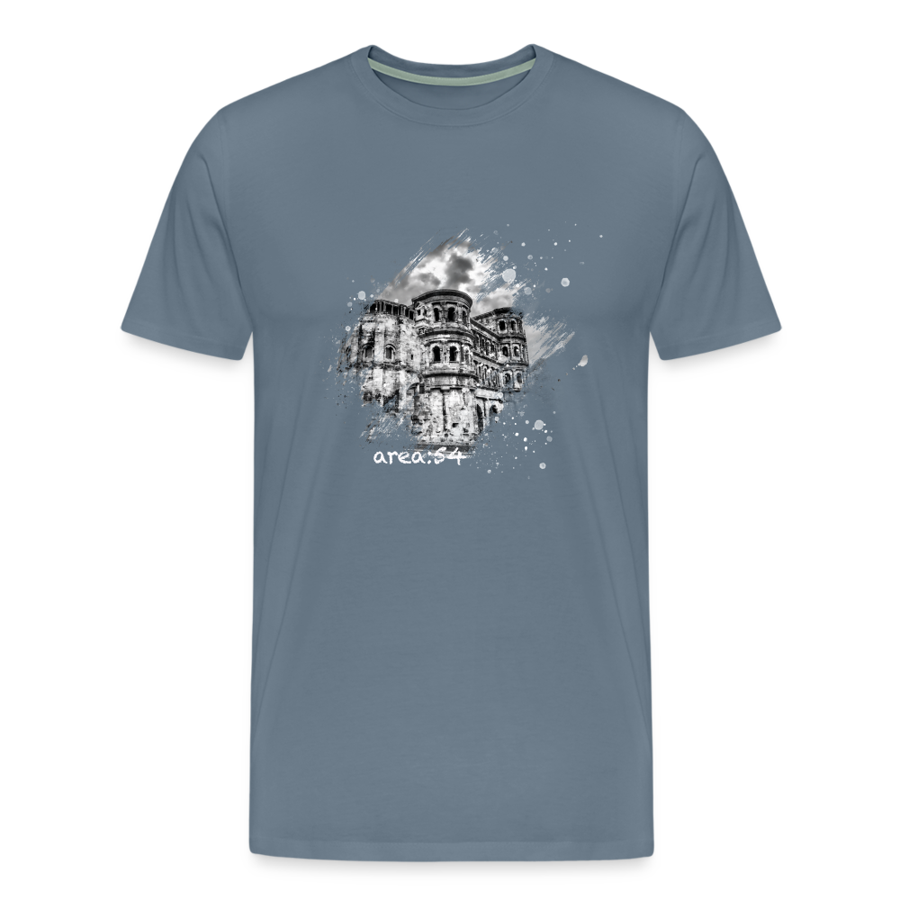 Area 54 Männer Premium T-Shirt - Blaugrau