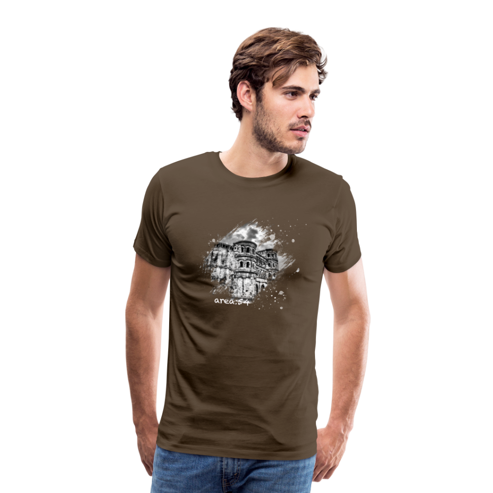 Area 54 Männer Premium T-Shirt - Edelbraun