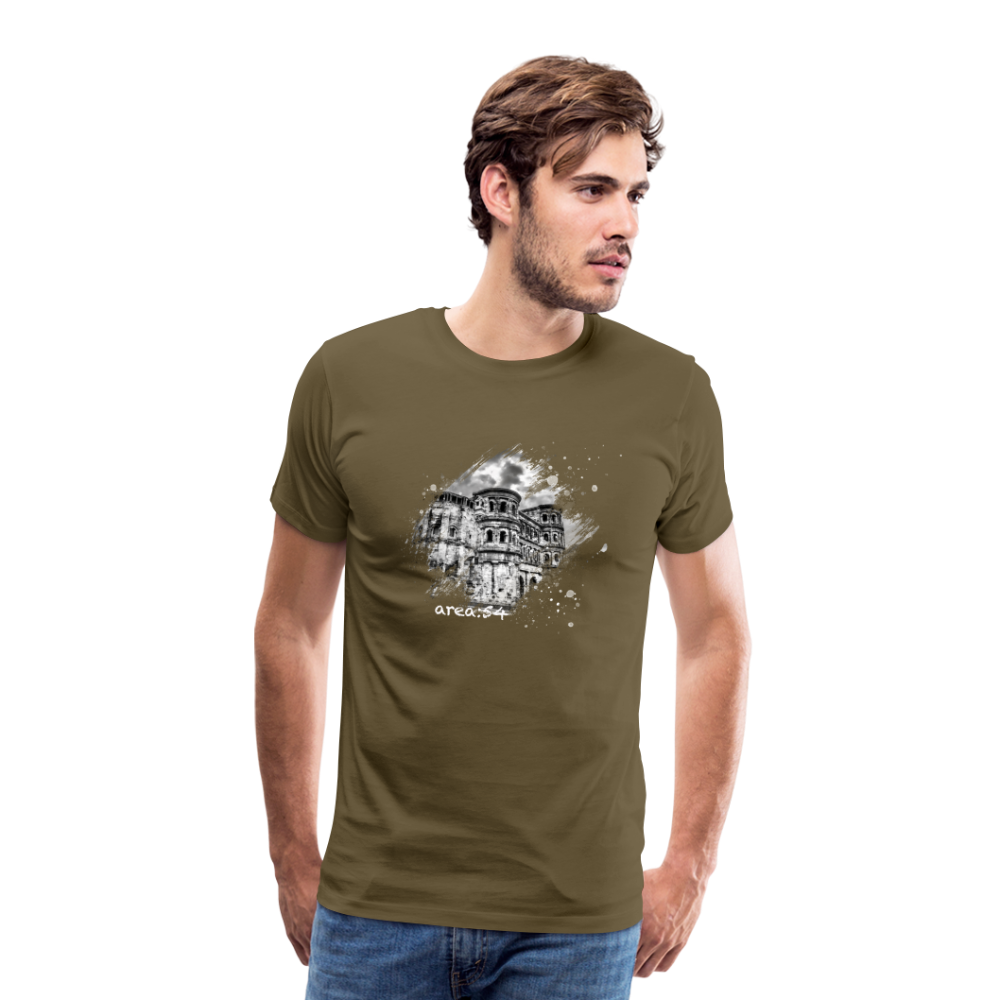 Area 54 Männer Premium T-Shirt - Khaki