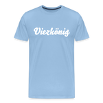 Viezkönig Männer Premium T-Shirt - Sky