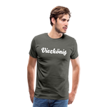 Viezkönig Männer Premium T-Shirt - Asphalt