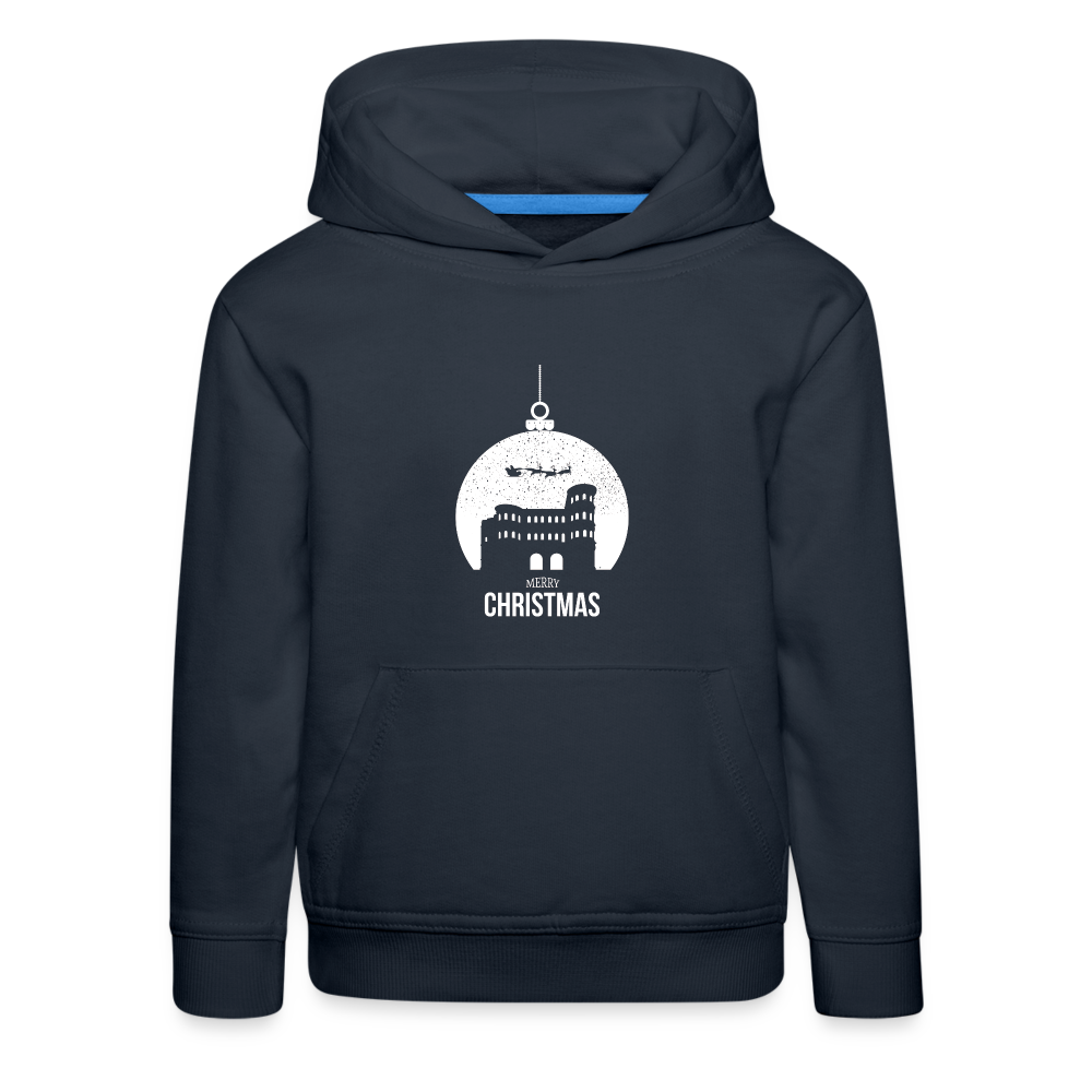 Weihnachts Kinder Premium Hoodie - Navy