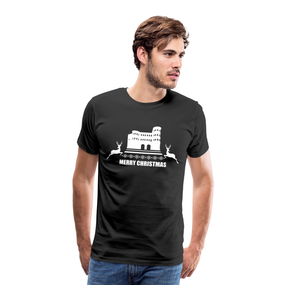 Weihnchts- Männer Premium T-Shirt - Schwarz