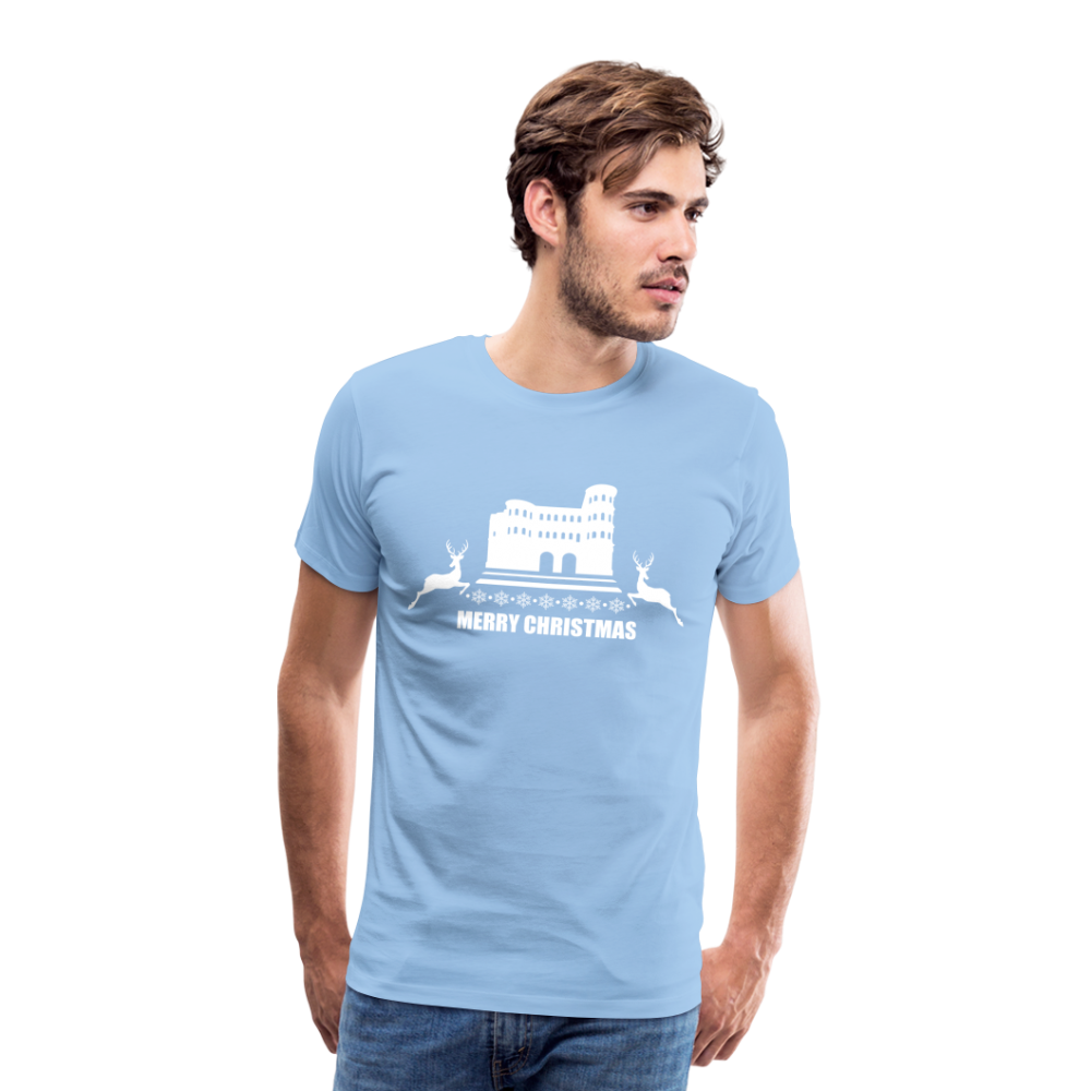 Weihnchts- Männer Premium T-Shirt - Sky