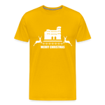 Weihnchts- Männer Premium T-Shirt - Sonnengelb