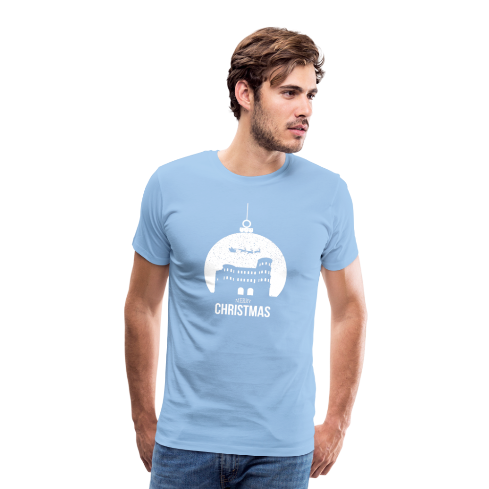 Weihnachts- Männer Premium T-Shirt - Sky