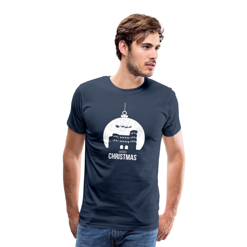 Weihnachts- Männer Premium T-Shirt - Navy