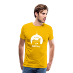 Weihnachts- Männer Premium T-Shirt - Sonnengelb