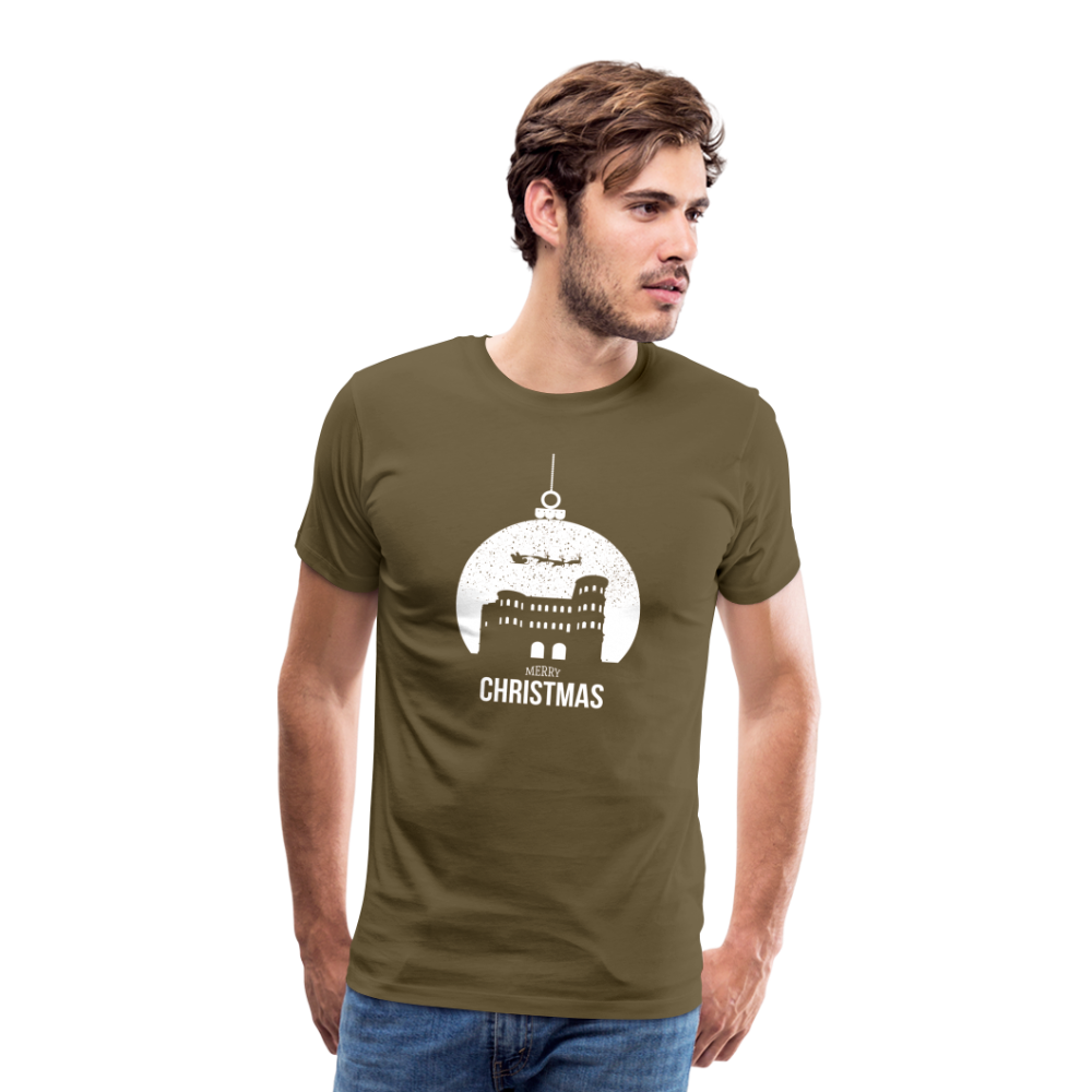 Weihnachts- Männer Premium T-Shirt - Khaki
