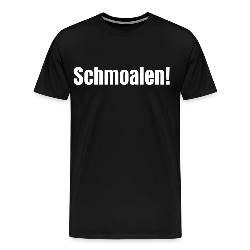 Schmoalen Männer Premium T-Shirt - Schwarz